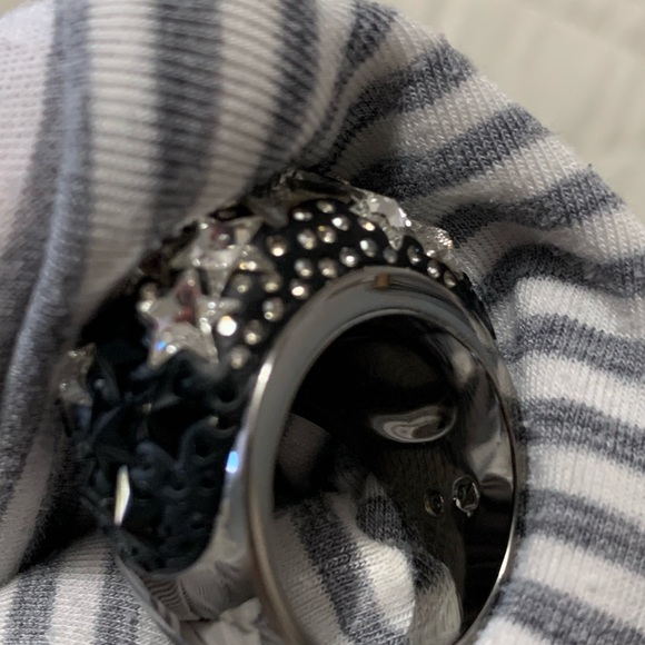 Genuine Swarovski Crystal Fizz Star Cocktail Ring Size 58/Size 8 - Picture 7 of 16